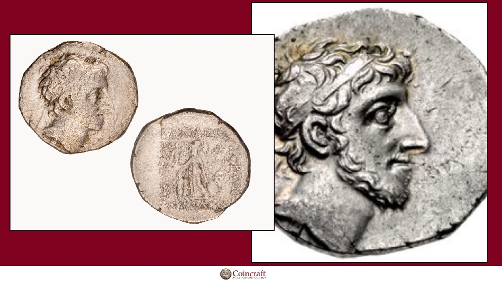 Drachm dedicated to Ariarathes X of Cappadocia - Coincraft